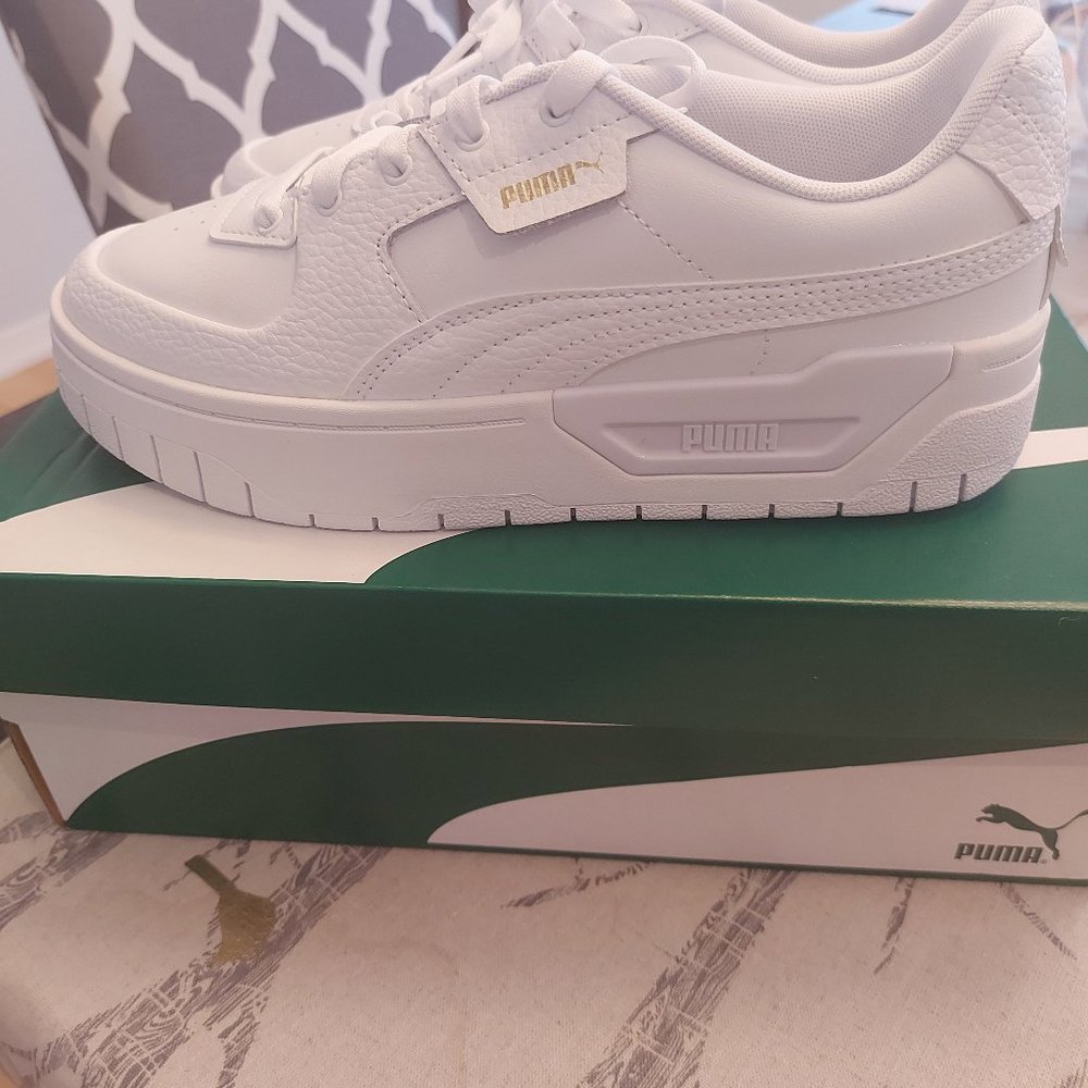 White Puma sneakers